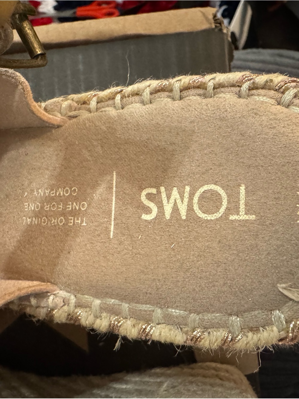 Women’s Open-Toe Espadrille Wedge Sandals in blush, 10 - Picture 5 of 6